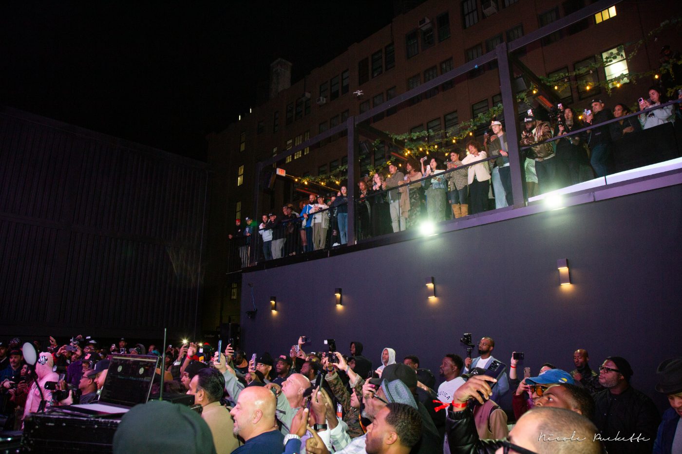 A packed crowd at the Arena