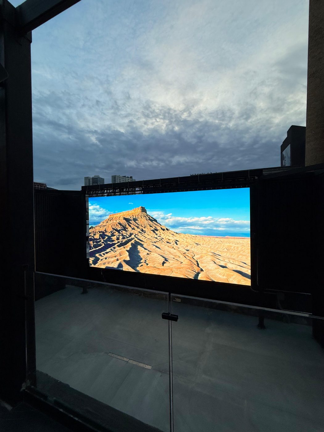 A film playing on the Arena screen