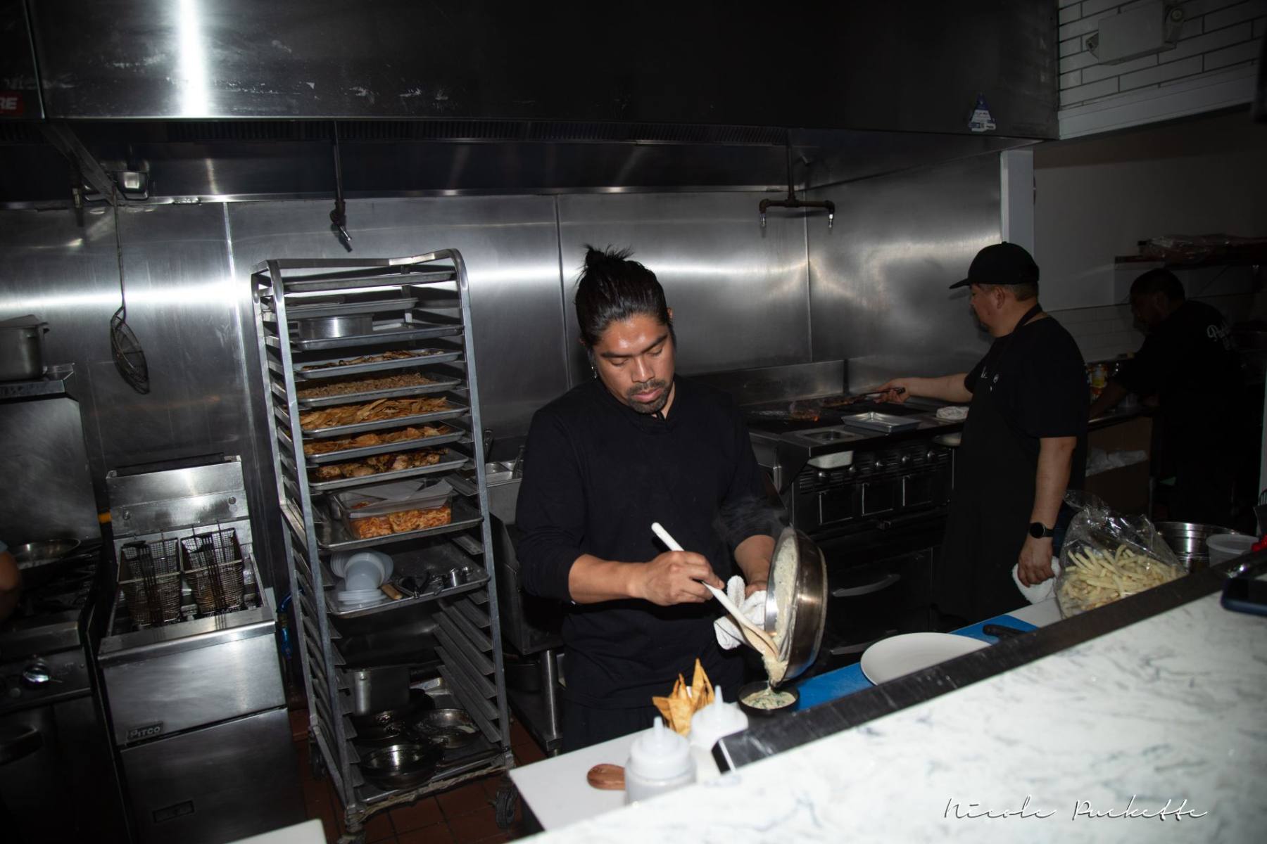 The kitchen at work at Partake NYC